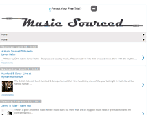 Tablet Screenshot of musicsourced.com